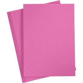 Card, pink, A4, 210x297 mm, 180 g, 20 sheet/ 1 pack [HOB-211046]