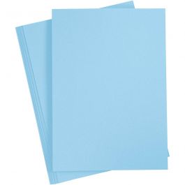 Card, light blue, A4, 210x297 mm, 180 g, 20 sheet/ 1 pack [HOB-211056]