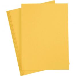 Card, sun yellow, A4, 210x297 mm, 180 g, 20 sheet/ 1 pack [HOB-21112]