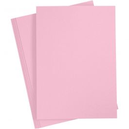 Card, light pink, A4, 210x297 mm, 180 g, 20 sheet/ 1 pack [HOB-21116]