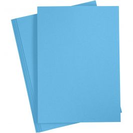 Card, turquoise blue, A4, 210x297 mm, 180 g, 20 sheet/ 1 pack [HOB-21120]