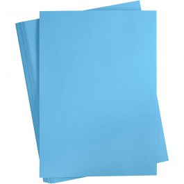 Card, turquoise blue, A2, 420x600 mm, 180 g, 100 sheet/ 1 pack [HOB-21320]