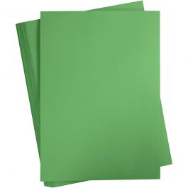 Card, grass green, A2, 420x600 mm, 180 g, 100 sheet/ 1 pack [HOB-21323]