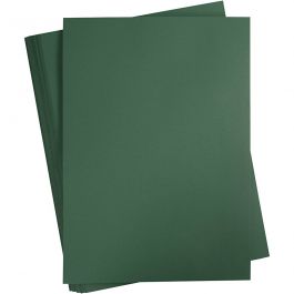 Card, dark green, A2, 420x600 mm, 180 g, 100 sheet/ 1 pack [HOB-21324]