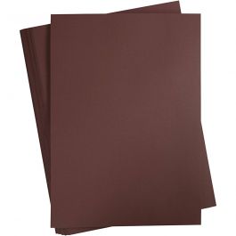 Card, dark brown, A2, 420x600 mm, 180 g, 100 sheet/ 1 pack [HOB-21325]