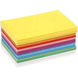 Spring Cardboard, assorted colours, A6, 105x148 mm, 180 g, 300 ass sheets/ 1 pack [HOB-21436]