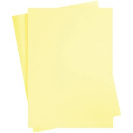 Card, light yellow, A2, 420x600 mm, 180 g, 10 sheet/ 1 pack [HOB-21511]