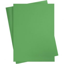Card, grass green, A2, 420x600 mm, 180 g, 10 sheet/ 1 pack [HOB-21523]