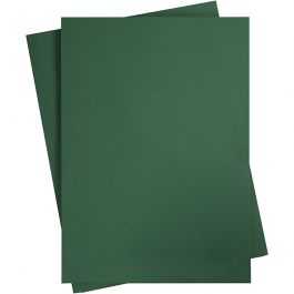 Card, dark green, A2, 420x600 mm, 180 g, 10 sheet/ 1 pack [HOB-21524]