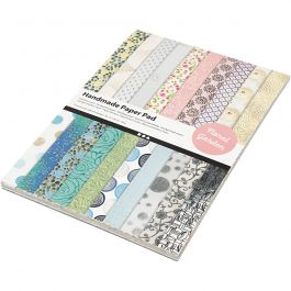 Handmade Paper Pad, A4, 210x297 mm, 110-150 g, 20 sheet/ 1 pack [HOB-21636]
