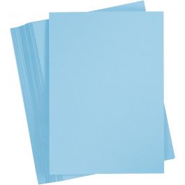 Card, light blue, A4, 210x297 mm, 180 g, 100 sheet/ 1 pack [HOB-217056]