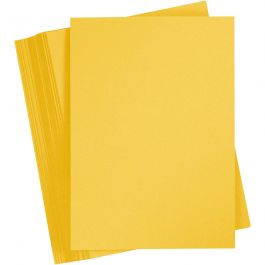 Card, sun yellow, A4, 210x297 mm, 180 g, 100 sheet/ 1 pack [HOB-21712]