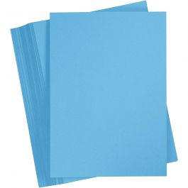 Card, turquoise blue, A4, 210x297 mm, 180 g, 100 sheet/ 1 pack [HOB-21720]