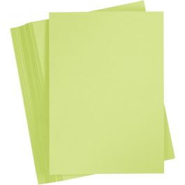 Card, light green, A4, 210x297 mm, 180 g, 100 sheet/ 1 pack [HOB-21722]