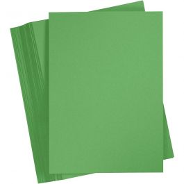 Card, grass green, A4, 210x297 mm, 180 g, 100 sheet/ 1 pack [HOB-21723]