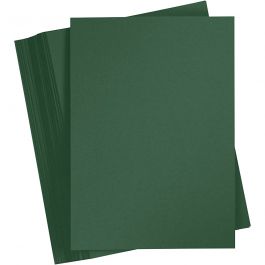 Card, dark green, A4, 210x297 mm, 180 g, 100 sheet/ 1 pack [HOB-21724]