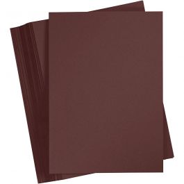 Card, dark brown, A4, 210x297 mm, 180 g, 100 sheet/ 1 pack [HOB-21725]