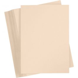 Card, light beige, A4, 210x297 mm, 180 g, 100 sheet/ 1 pack [HOB-21728]