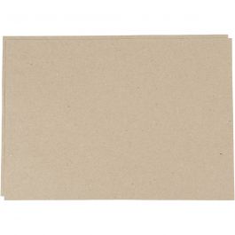 Kraft paper, grey brown, A3, 297x420 mm, 135 g, 500 sheet/ 1 pack [HOB-22136]