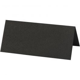 Table place cards, black, size 9x4 cm, 220 g, 20 pc/ 1 pack [HOB-228712]