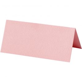 Table place cards, light red, rose, size 9x4 cm, 220 g, 20 pc/ 1 pack [HOB-228719]