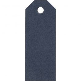 Manila tags, blue, size 3x8 cm, 220 g, 20 pc/ 1 pack [HOB-234014]