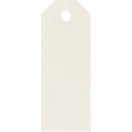 Manila tags, off-white, size 3x8 cm, 220 g, 20 pc/ 1 pack [HOB-234022]