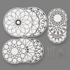 Mobile Ornaments with Motifs, D 12+15+18 cm, 300 g, 3 set/ 1 pack [HOB-235810]