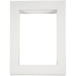 Picture Mount, white, A4, size 28,5x37 cm, 500 g, 100 pc/ 1 pack [HOB-23596]