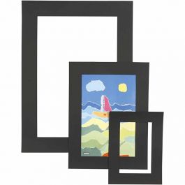 Picture Mount, black, thickness 0,4 mm, 270 g, 75 pc/ 1 pack [HOB-23602]