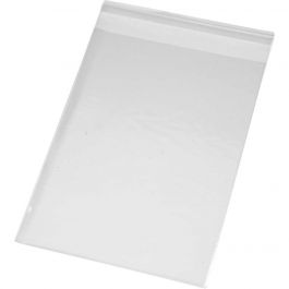 Cellophane Bag, W: 12.3 cm, H: 17.3 cm, 200pcs, 25 micron [HOB23999]