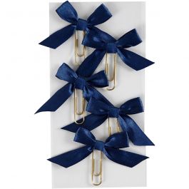Metal Paperclips, blue, size 40x70 mm, 5 pc/ 1 pack [HOB-247104]