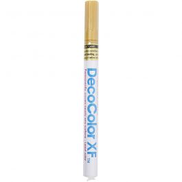 Deco permanent marker, gold, line 1,2 , 1 pc [HOB-25034]