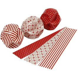Click Ornaments, D 5 cm, size 3,5x8,8 cm, 9 set/ 1 pack [HOB-25133]