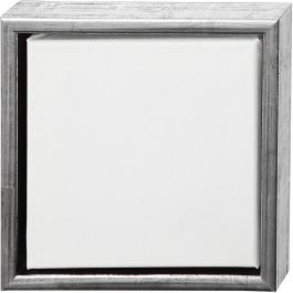 ArtistLine Canvas with frame, white, D: 3 cm, size 24x24 cm, 6 pc/ 1 pack [HOB-25752]