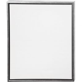 ArtistLine Canvas with frame, antique silver, white, D: 3 cm, size 54x64 cm, 360 g, 1 pc [HOB-25760]