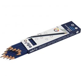 edu drawing pencil, hardness 2B, 12 pc/ 1 pack [HOB-620172]