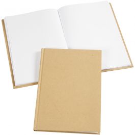 Sketchbook, brown, A5, thickness 8 mm, 80 g, 1 pc [HOB-26367]