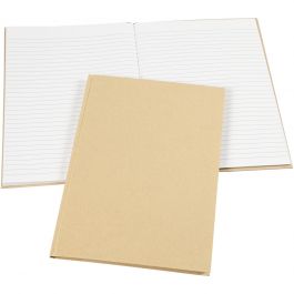 Notebook, brown, A4, 60 g, 1 pc [HOB-264550]