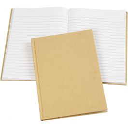 Notebook, brown, A5, 60 g, 1 pc [HOB-264560]