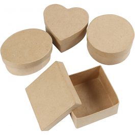 Medium boxes, H: 5 cm, D 10-12 cm, 4 pc/ 1 pack [HOB-264800]