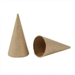 Cone, H: 8 cm, D 4 cm, 10 pc/ 1 pack [HOB-265460]