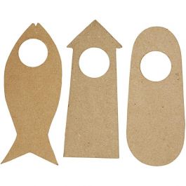 Door Signs, size 10x25 cm, 6 pc/ 1 pack [HOB-265821]