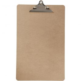 Clipboard, silver, A3, size 30x47x0,3 cm, 1 pc [HOB-265890]