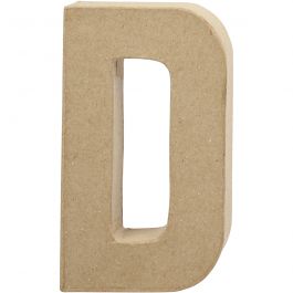 Letter, D, H: 20,2 cm, W: 11,5 cm, thickness 2,5 cm, 1 pc [HOB-26603]