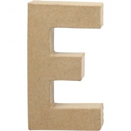 Letter, E, H: 20,5 cm, W: 11,5 cm, thickness 2,5 cm, 1 pc [HOB-26604]