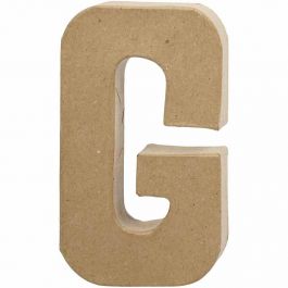 Letter, G, H: 20,5 cm, W: 11,5 cm, thickness 2,5 cm, 1 pc [HOB-26606]