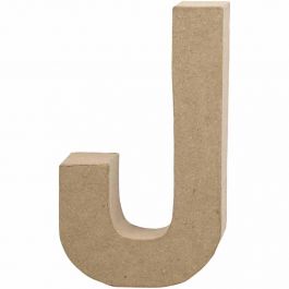 Letter, J, H: 20,5 cm, W: 11,5 cm, thickness 2,5 cm, 1 pc [HOB-26609]