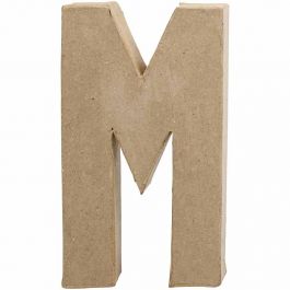 Letter, M, H: 20,5 cm, W: 12 cm, thickness 2,5 cm, 1 pc [HOB-26612]