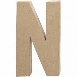 Letter, N, H: 20,2 cm, W: 11,5 cm, thickness 2,5 cm, 1 pc [HOB-26613]